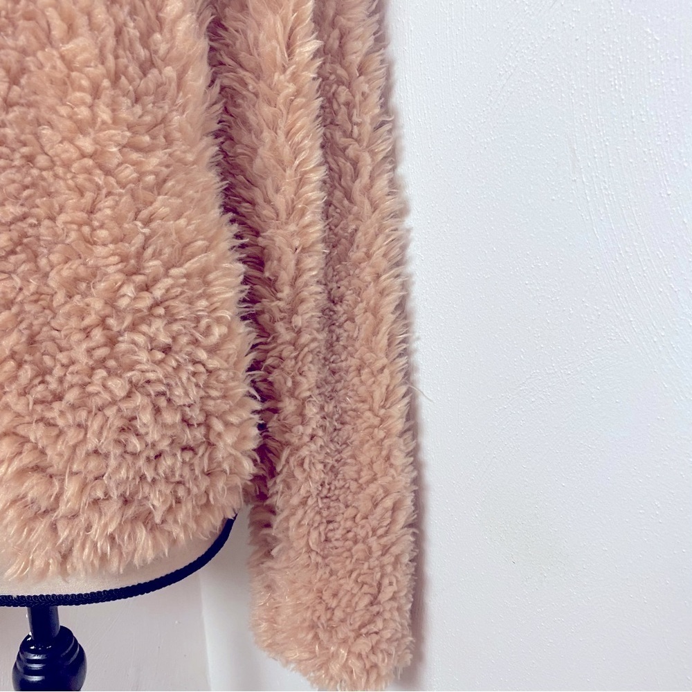 Blanknyc Faux Fur Teddy Jacket In Sahara Sz M Champagne & Oj — image 8 of 8